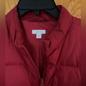 J Jill puffer vest - beautiful red color